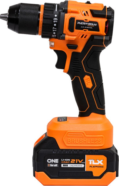 Аккумуляторная дрель-шуруповерт Partisan AD-2180BL / AD-2180BLPSN