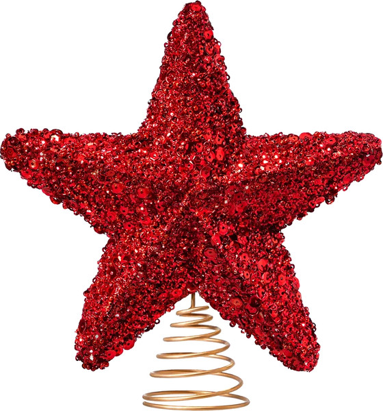 Верхушка для елки Elan Gallery Красный / 970155 - фото