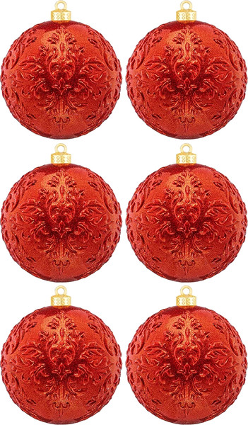 Набор шаров новогодних Elan Gallery Красный / 970151 - фото