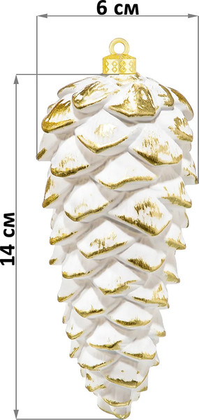 Набор елочных игрушек Elan Gallery Шишки / 970146