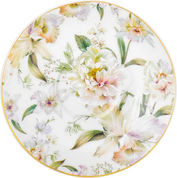 Чашка с блюдцем Elan Gallery Корнелия / 730849