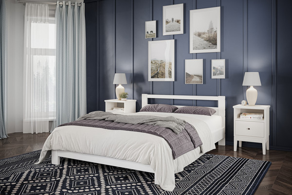 Полуторная кровать Bravo Мебель Лана 120х200