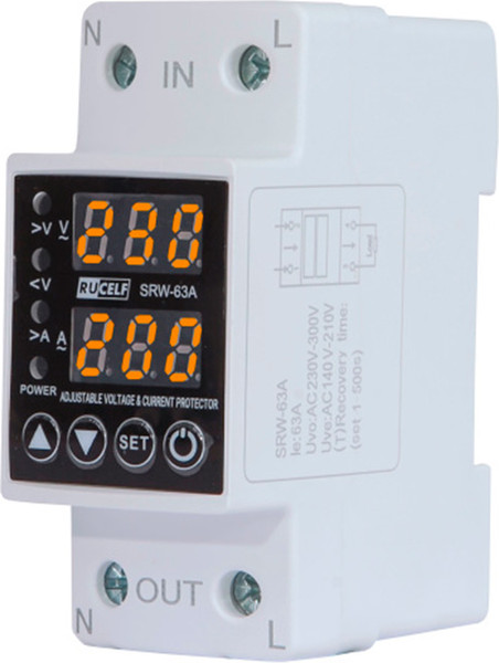 Реле напряжения Rucelf SRW-63A - фото