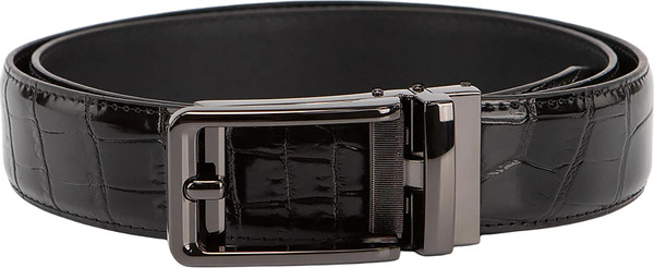 Ремень мужской Poshete 839-202-1B-L-BLK - фото