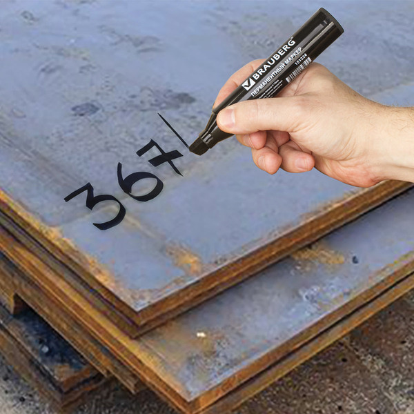 Маркер перманентный Brauberg 151224