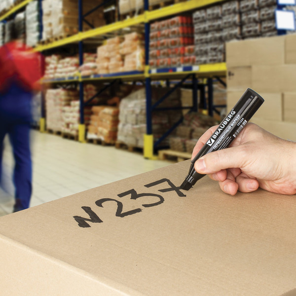 Маркер перманентный Brauberg 151224