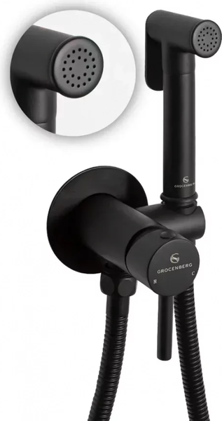 Гигиенический душ со смесителем Grocenberg GB001BL