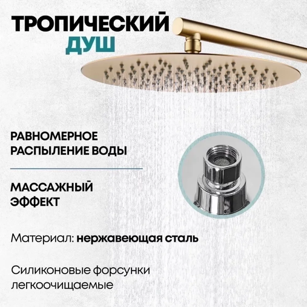 Душевая система со смесителем Grocenberg GB5099MG-3