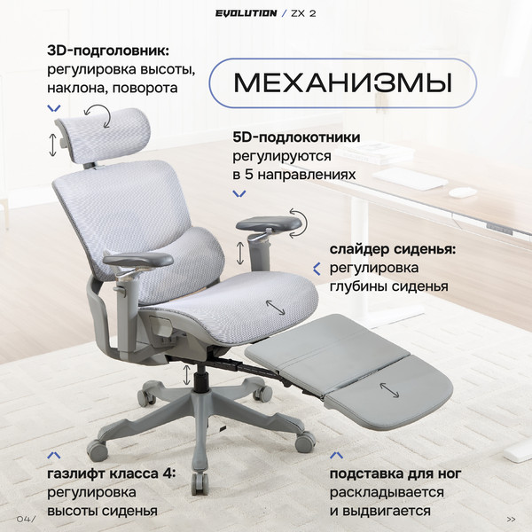 Кресло геймерское Evolution ZX 2