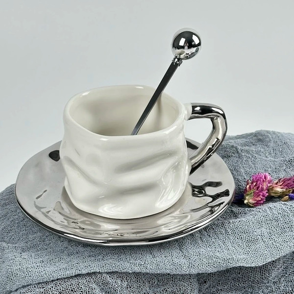 Чашка с блюдцем Lenardi 164-031