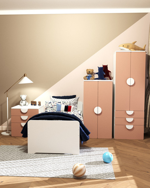 Шкаф Mebelain Пикси 120 Три полки