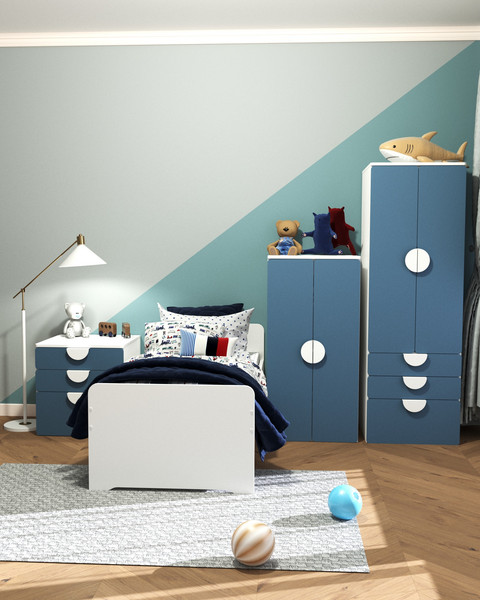 Шкаф Mebelain Пикси 120 Три полки