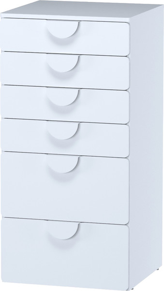 Комод Mebelain Пикси 6 ящиков - фото