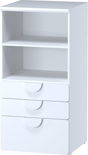 Стеллаж Mebelain Пикси Три выдвижных ящика - фото