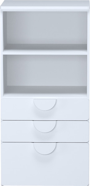 Стеллаж Mebelain Пикси Три выдвижных ящика