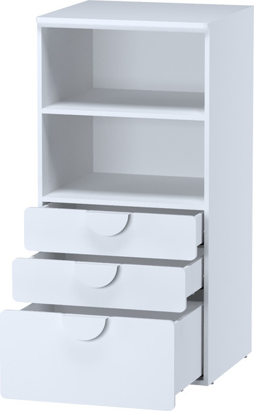 Стеллаж Mebelain Пикси Три выдвижных ящика