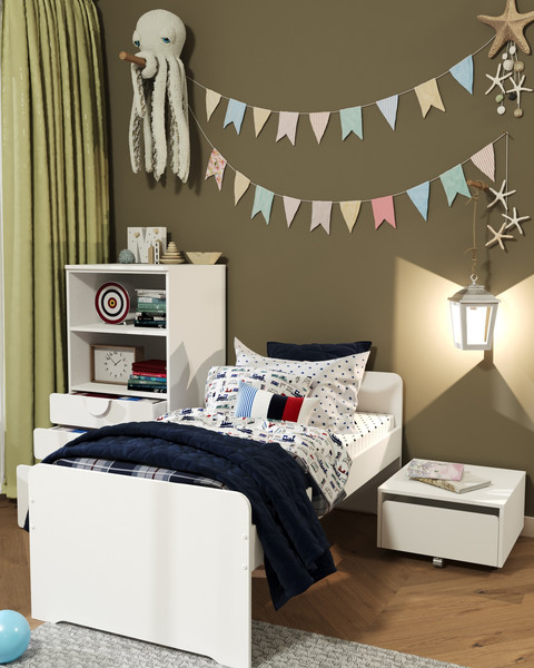 Стеллаж Mebelain Пикси Три выдвижных ящика