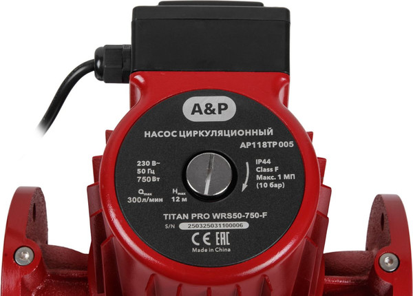 Циркуляционный насос A&P Titan Pro WRS50-750-F / AP118TP005