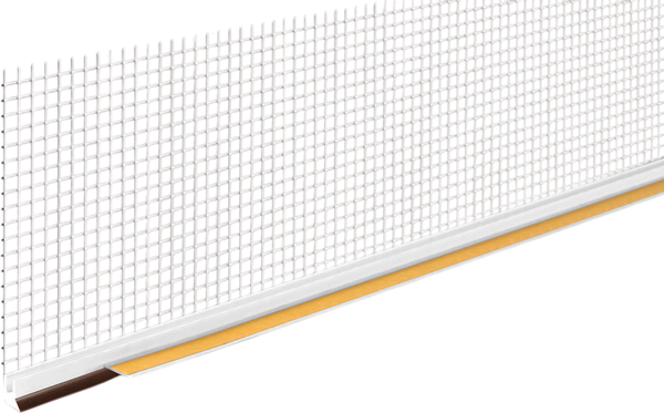 Профиль примыкающий оконный Profigips С сеткой 9мм 2.4м - фото