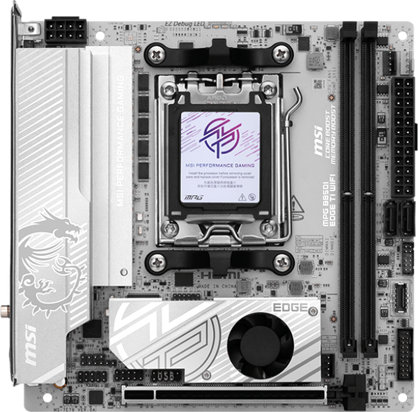 Материнская плата MSI MPG B850I Edge Ti WiFi - фото