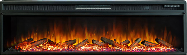 Каминокомплект Смолком Galaxy V60 Vision 60 LOG LED (серый графит/черный)