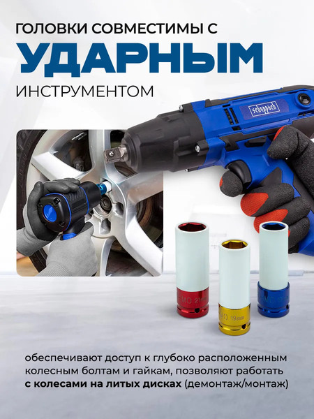 Набор головок слесарных Scheppach Sch-4035