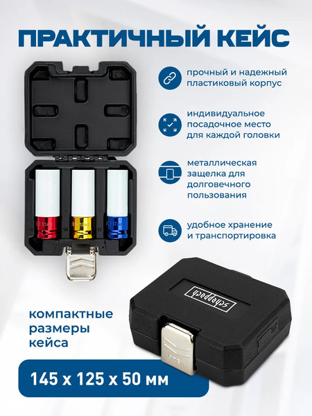 Набор головок слесарных Scheppach Sch-4035