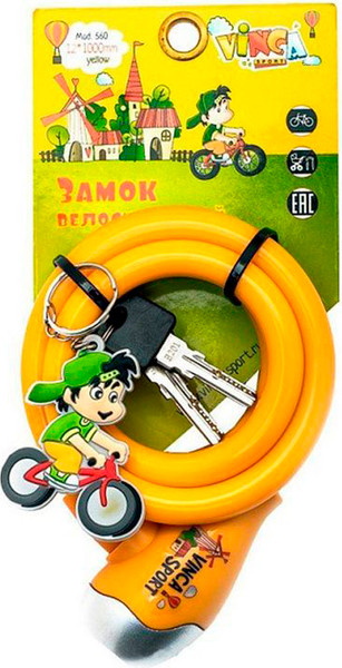 Велозамок Vinca Sport 560 с брелоком - фото