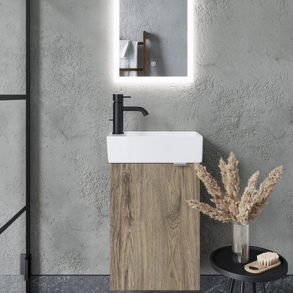 Тумба с умывальником Sancos Mini / MN35ECHL + CN5007