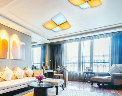 Потолочный светильник Ambrella Orbital FP2324 WH 128W D480*480