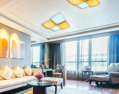 Потолочный светильник Ambrella Orbital FP2326 WH 192W D720*480