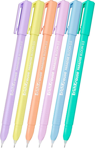 Набор гелевых ручек Erich Krause Paradise Stick Pastel Bloom / 61311 - фото