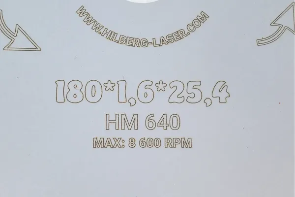 Отрезной диск алмазный Hilberg Hilberg Super Hard 180x10x25.4 / HM640