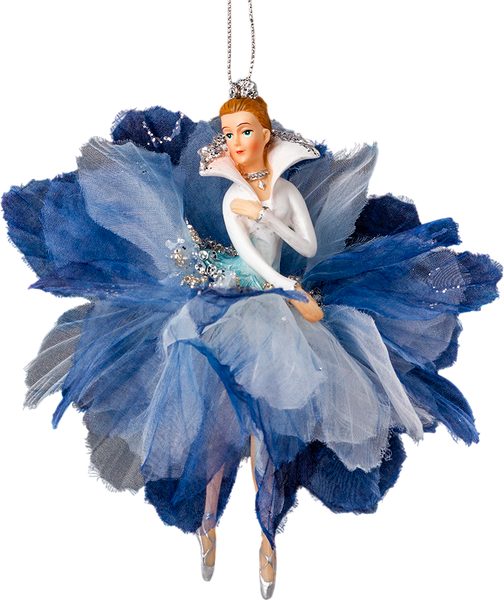 Елочная игрушка Erich Krause Decor. Балерина морозный цветок / 62282 - фото