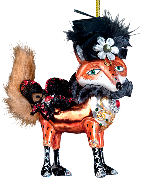 Елочная игрушка Erich Krause Decor. Лисичка Кабаре / 38655 - фото