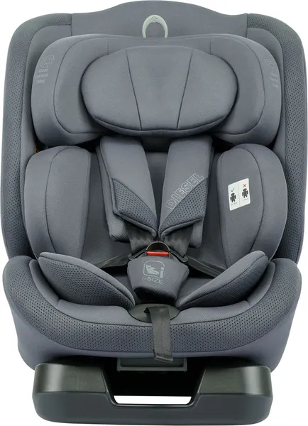 Автокресло INDIGO Diesel I-Size (серый) - фото
