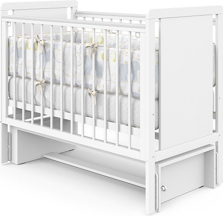 Детская кровать-трансформер INDIGO Classic маятник + колеса