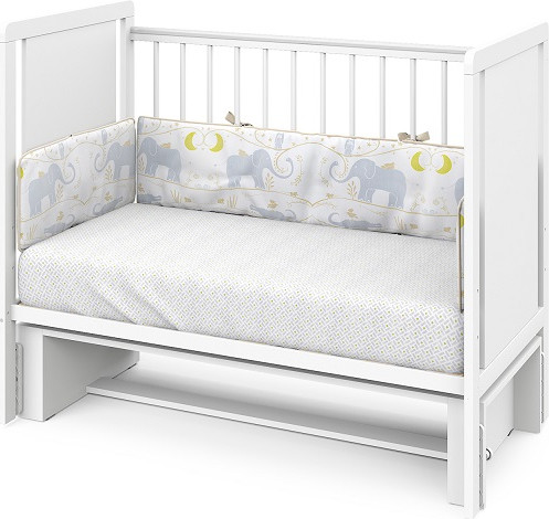 Детская кровать-трансформер INDIGO Classic маятник + колеса