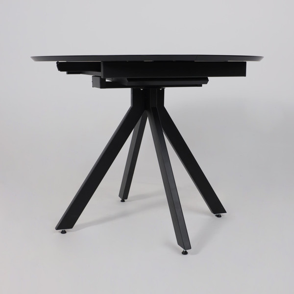 Обеденный стол LEPREMO AV 1107 HPL+МДФ раздвижной D1000-1350x750 