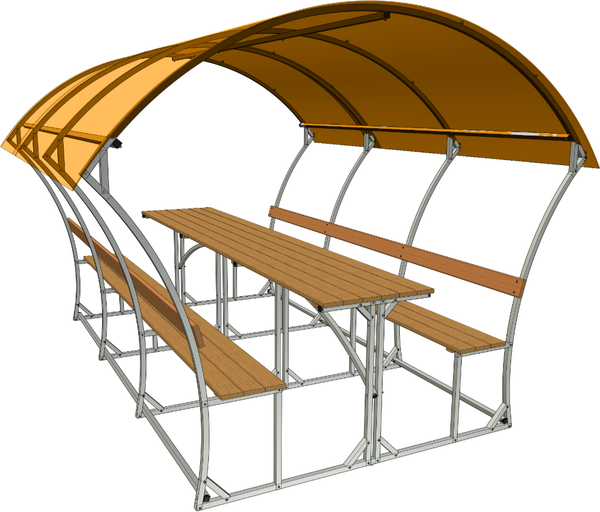 Беседка ИМпласт Сфера Плюс 25x25мм / 15388 - фото