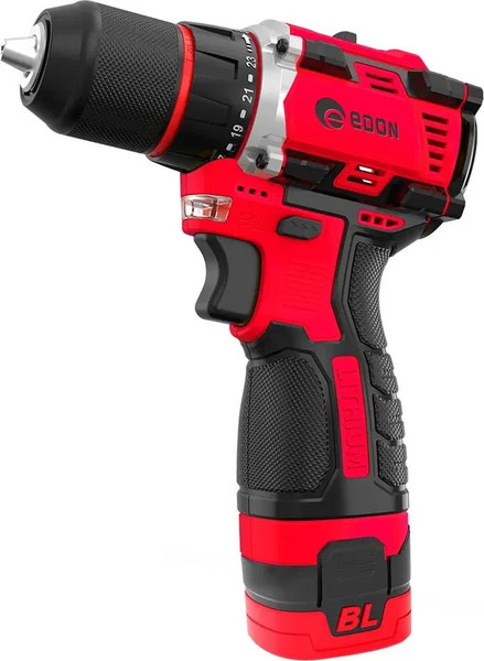 Аккумуляторная дрель-шуруповерт Edon UAD-16DBL / 40095 - фото