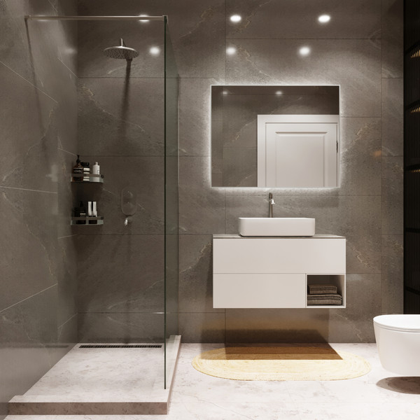 Душевая стенка Benetto BEN-602 SLC 80х200