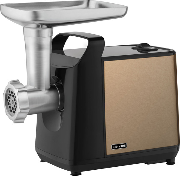 Мясорубка электрическая Rondell RDE-1457 (коричневый/черный) - фото