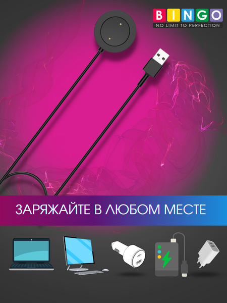 Зарядный кабель Bingo для Haylou RS3 LS04