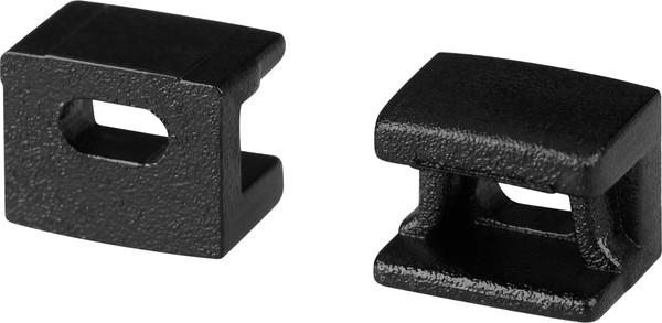 Заглушка для профиля Arlight PLINTUS-FANTOM BLACK с отверстием / 043608 - фото