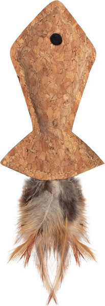 Игрушка для кошек Triol Рыбка с перьями / 22171043 - фото