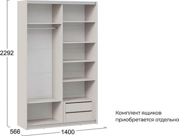 Шкаф-купе ТриЯ Оскар Тиффани Т2 1400 / 282726