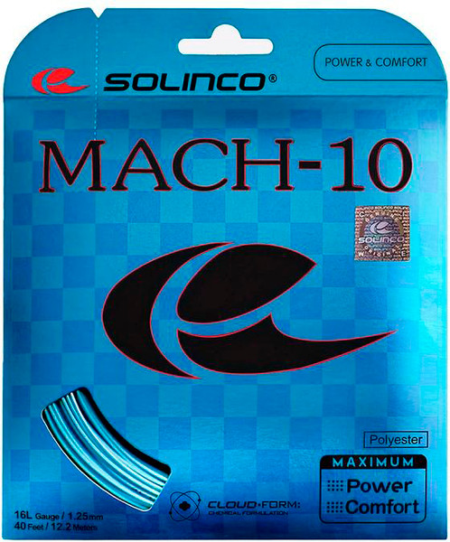 Струна для теннисной ракетки Solinco Mach-10 16L /1.25мм / 1920599 - фото