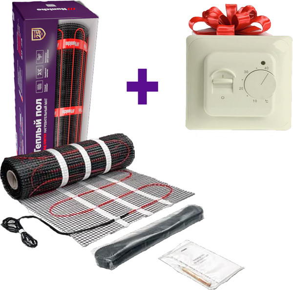 Теплый пол электрический Nunicho Etalon SHP 525Вт с терморегулятором RТС 70.26 - фото
