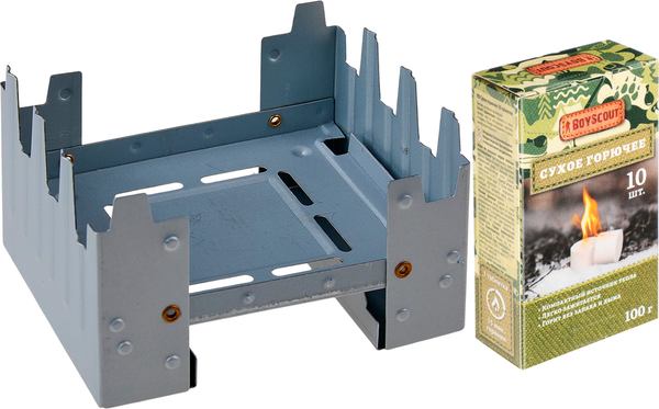 Горелка туристическая Дружба Складная для сухого спирта / ДП-161 - фото